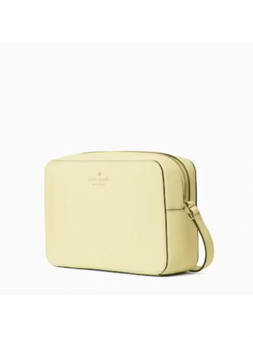 Kate Spade New York Leather Harper Crossbody In Lemon Fondant